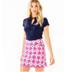 NWT Lilly MONICA Skort Glow and Flow Argyle
